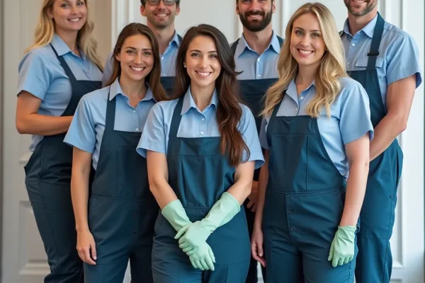 Reinigungsteam für Housekeeping und Zimmerreinigung im Hotel